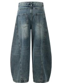 Men's Wide Leg Balloon Jeans