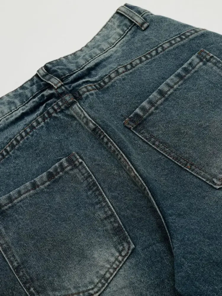 Men's Wide Leg Balloon Jeans