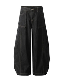 Men's Wide Leg Balloon Jeans