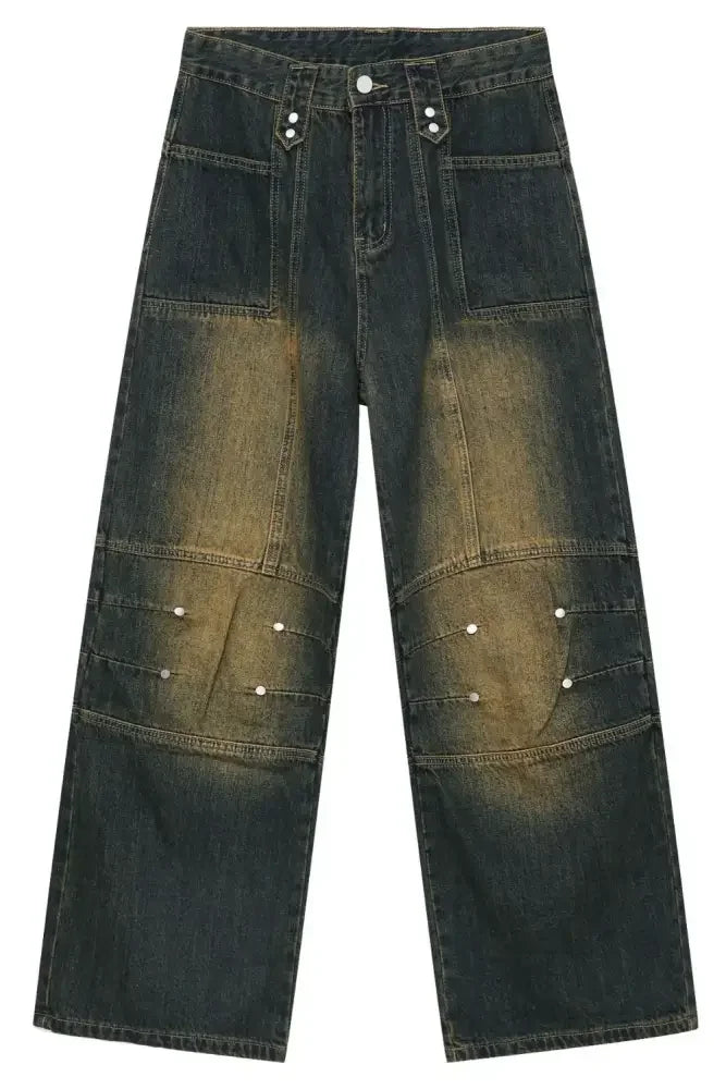 Men's Wide Leg Bootcut Jeans