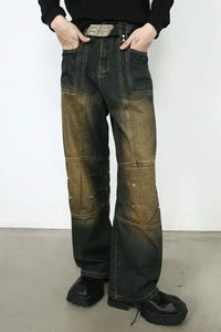 Men's Wide Leg Bootcut Jeans