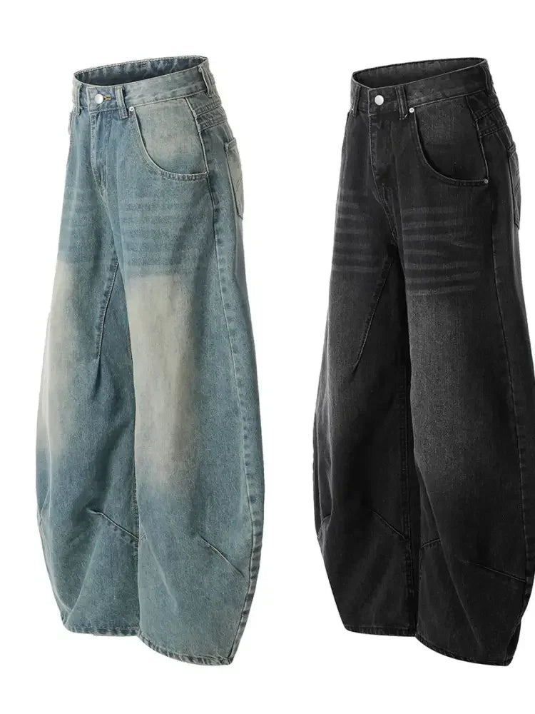 Men's Wide Leg Boyfriend Jeans