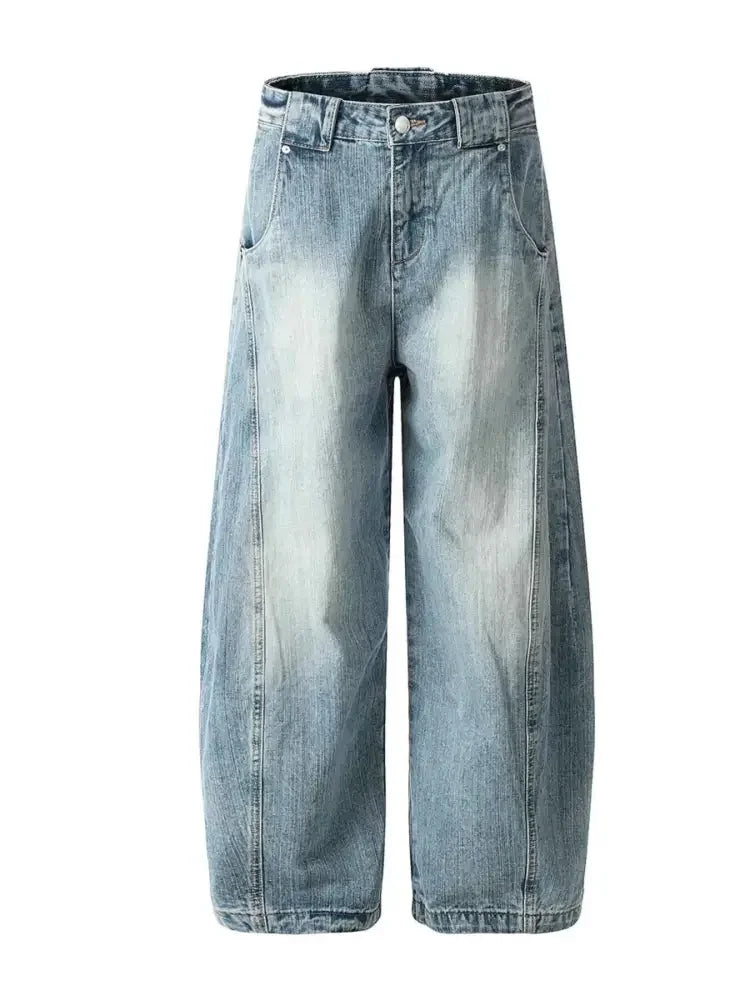 Men's Wide Leg Boyfriend Jeans
