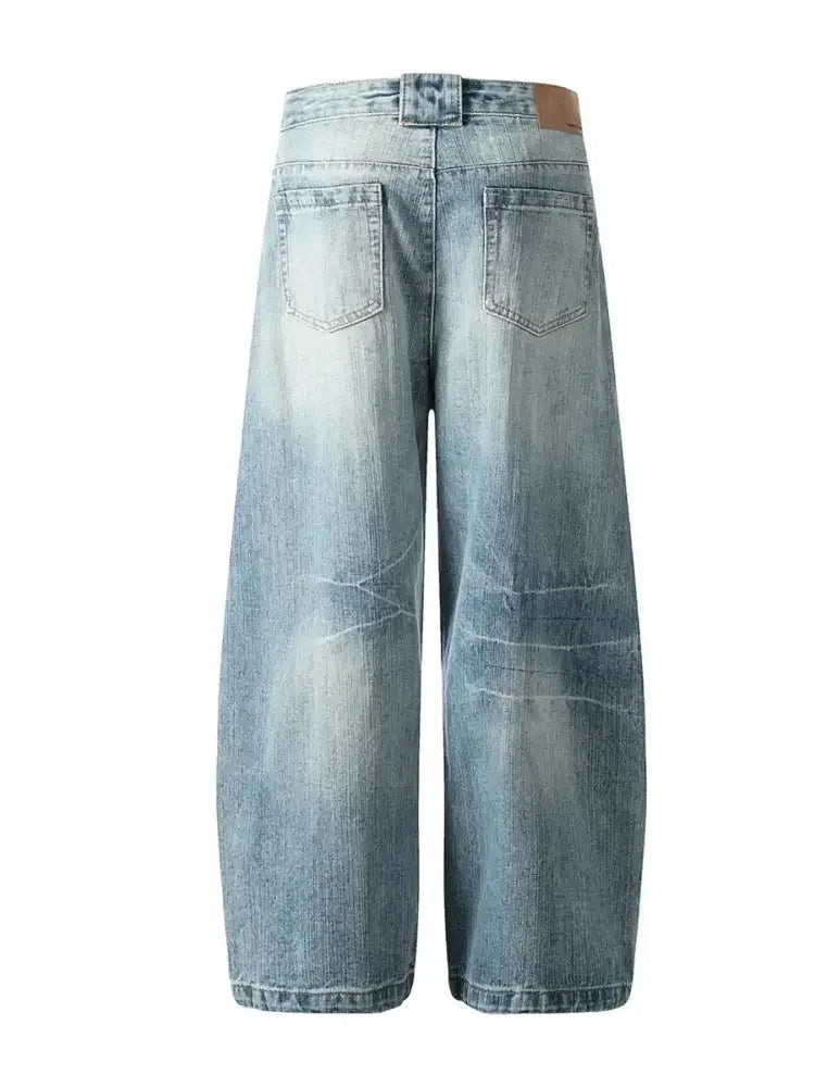 Men's Wide Leg Boyfriend Jeans