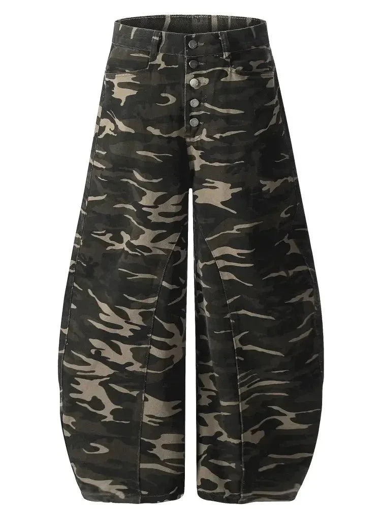 Men's Wide Leg Button Fly Jeans - Update AvenueTrendsi100400702877023100400702877023Men's Wide Leg Button Fly JeansCamouflage