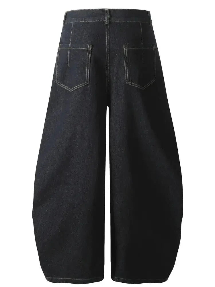 Men's Wide Leg Button Fly Jeans - Update AvenueTrendsi100400702877063100400702877063Men's Wide Leg Button Fly JeansBlack