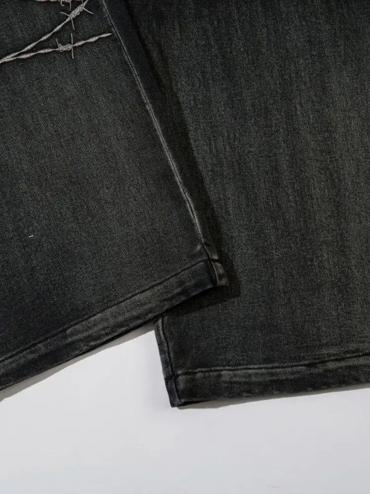 Men's Wide Leg Cargo Jeans