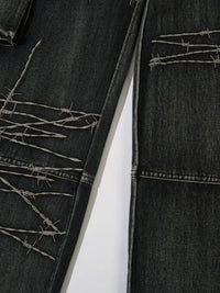 Men's Wide Leg Cargo Jeans