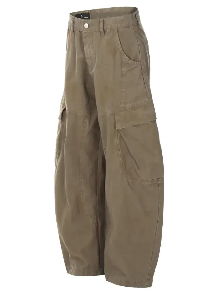 Men's Wide Leg Cargo Jeans