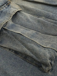 Men's Wide Leg Cargo Jeans