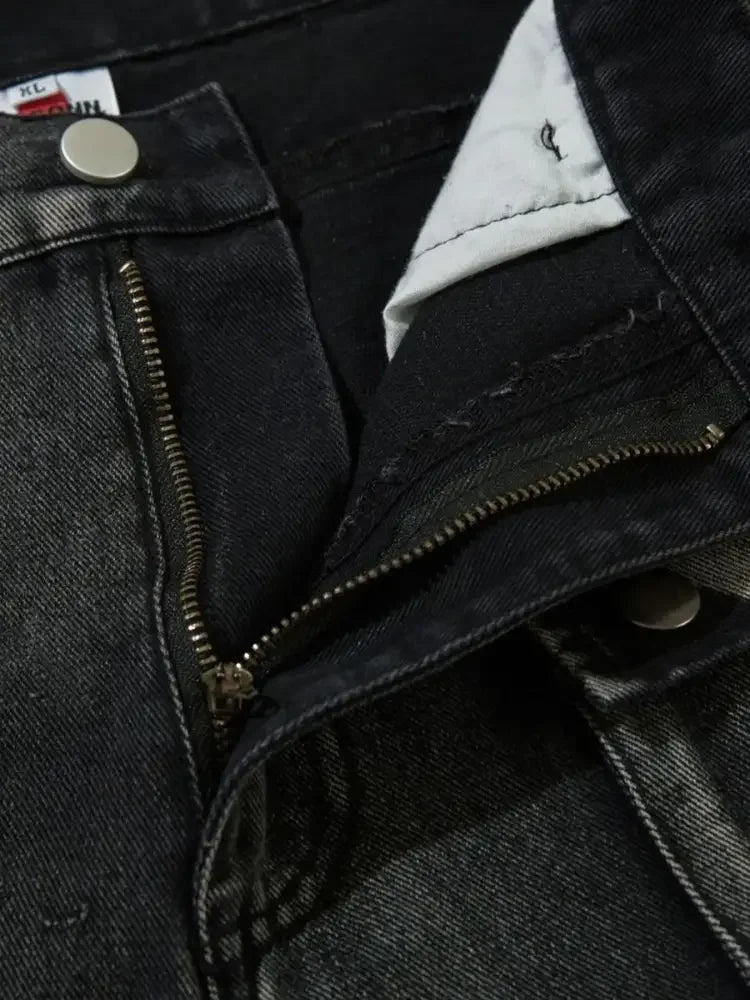 Men's Wide Leg Cargo Jeans