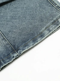 Men's Wide Leg Cargo Jeans