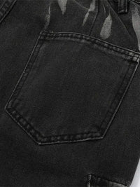 Men's Wide Leg Cargo Jeans