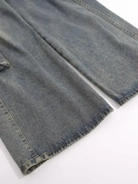 Men's Wide Leg Cargo Jeans