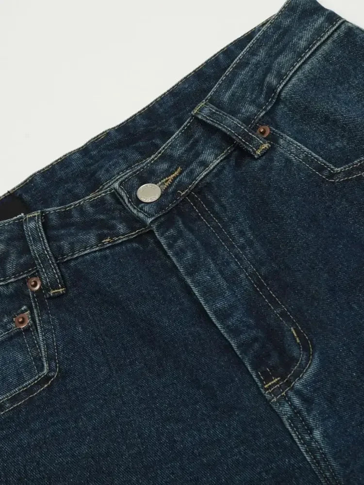Men's Wide Leg Cargo Jeans