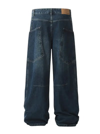Men's Wide Leg Cargo Jeans