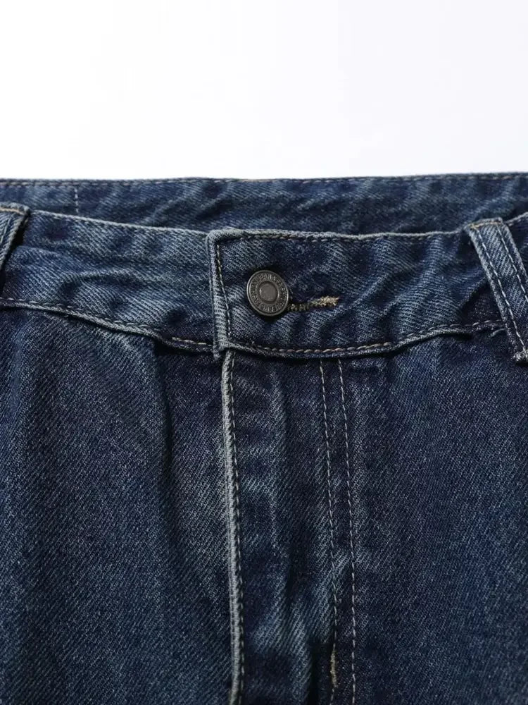 Men's Wide Leg Cargo Jeans