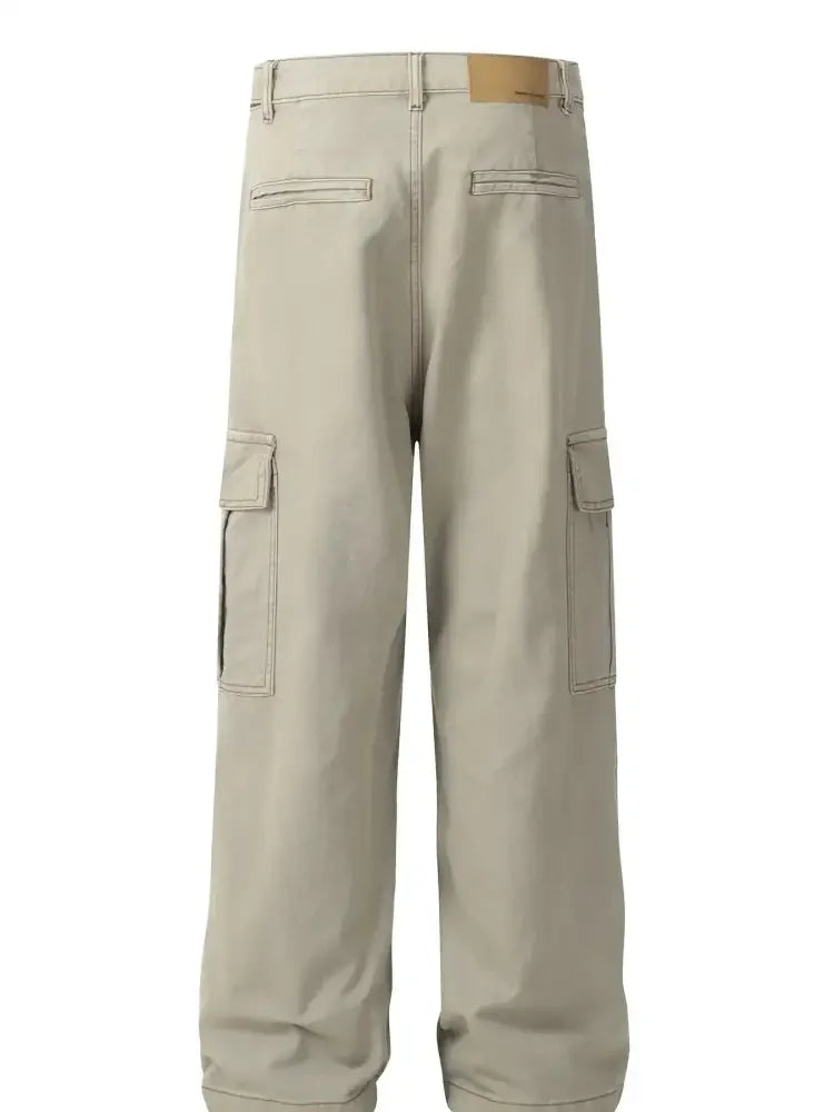 Men's Wide Leg Cargo Jeans