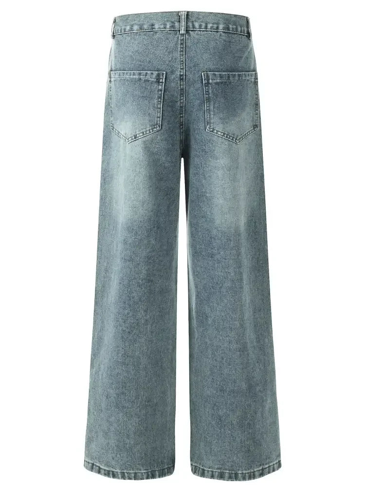 Men's Wide Leg Cargo Jeans