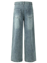 Men's Wide Leg Cargo Jeans