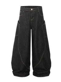 Men's Wide Leg Cargo Jeans
