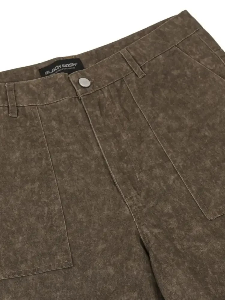 Men's Wide Leg Cargo Jeans