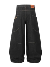 Men's Wide Leg Cargo Jeans