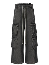 Men's Wide Leg Cargo Jeans