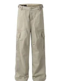 Men's Wide Leg Cargo Jeans