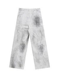 Men's Wide Leg Cargo Jeans