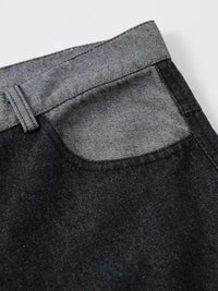 Men's Wide Leg Cargo Jeans with Contrast Panels - Update AvenueTrendsi100400787139161100400787139161Men's Wide Leg Cargo Jeans with Contrast PanelsBlack