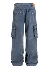 Men's Wide - Leg Cargo Jeans with Side Pockets - Update AvenueTrendsi100400093628610100400093628610Men's Wide - Leg Cargo Jeans with Side PocketsBlue