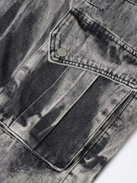 Men's Wide Leg Cargo Jeans - Update AvenueTrendsi100400135155411100400135155411Men's Wide Leg Cargo JeansDark Blue