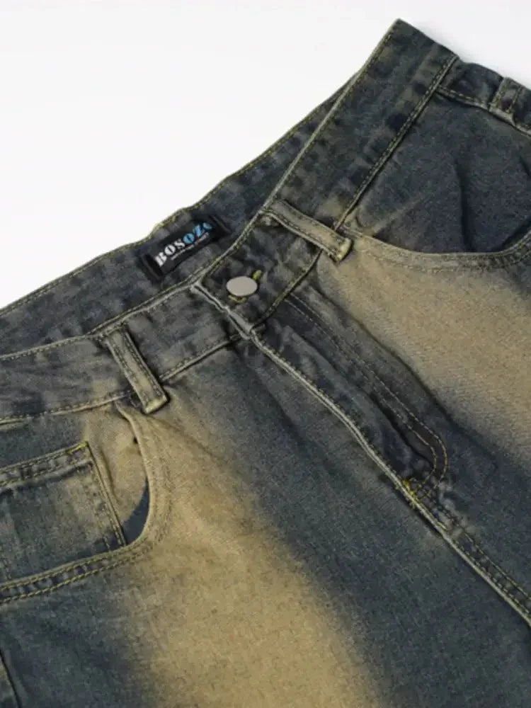 Men's Wide Leg Cargo Jeans - Update AvenueTrendsi100400355120905100400355120905Men's Wide Leg Cargo JeansLight Blue