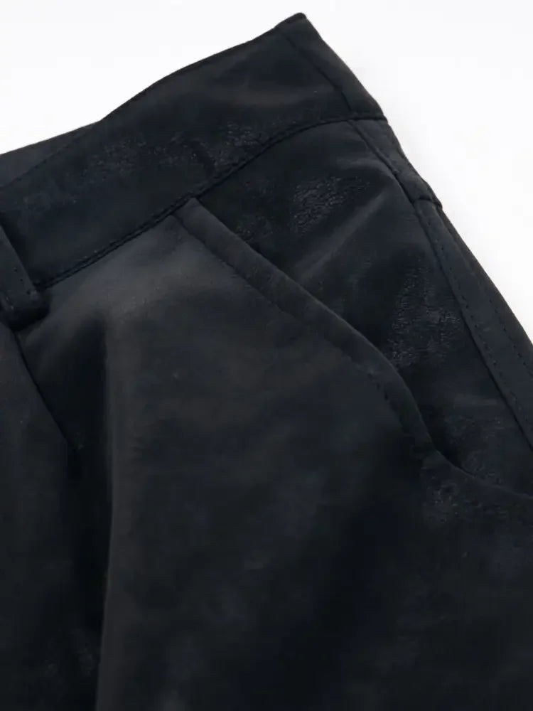 Men's Wide Leg Cargo Pants with Multiple Pockets