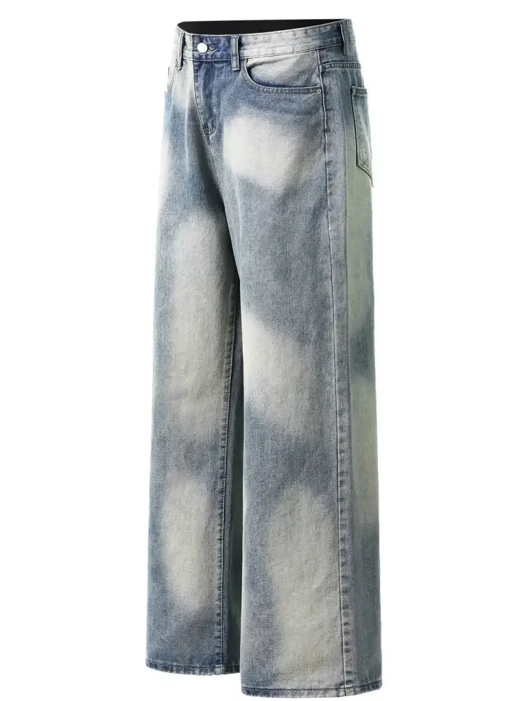 Men's Wide Leg Denim Jeans
