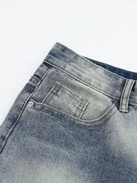 Men's Wide Leg Denim Jeans
