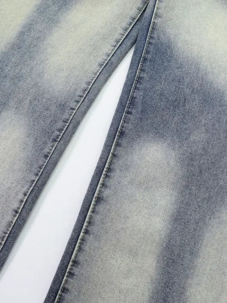 Men's Wide Leg Denim Jeans