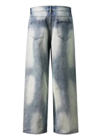 Men's Wide Leg Denim Jeans