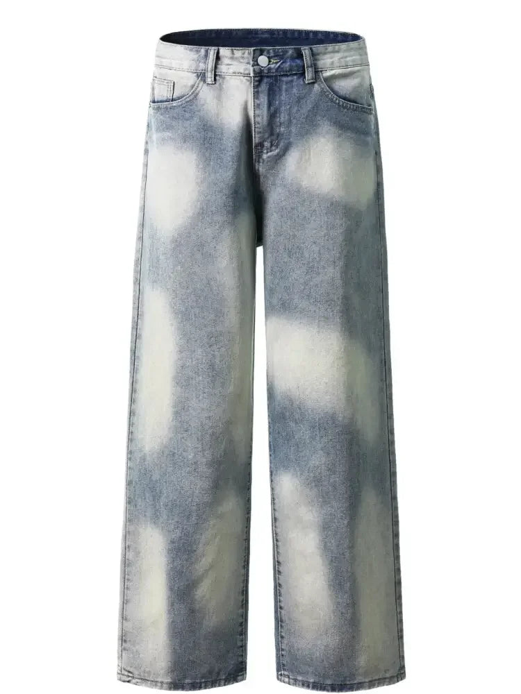 Men's Wide Leg Denim Jeans