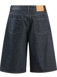 Men's Wide Leg Denim Shorts