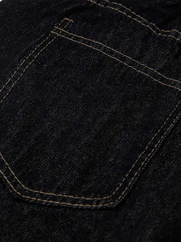 Men's Wide Leg Denim Shorts