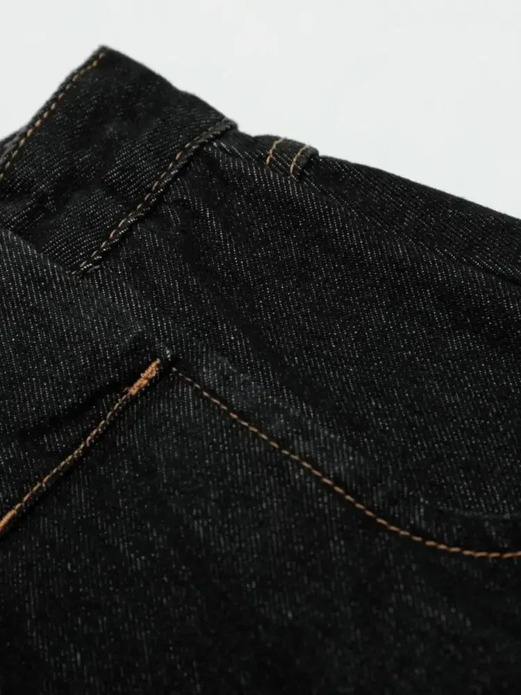 Men's Wide Leg Denim Shorts