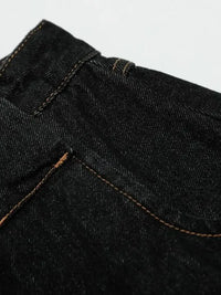 Men's Wide Leg Denim Shorts