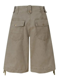 Men's Wide Leg Denim Shorts