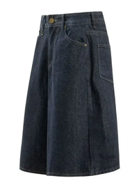 Men's Wide Leg Denim Shorts