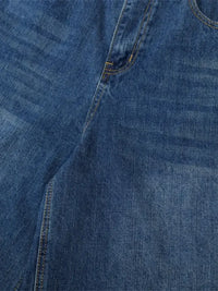 Men's Wide Leg Denim Shorts
