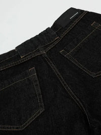 Men's Wide Leg Denim Shorts