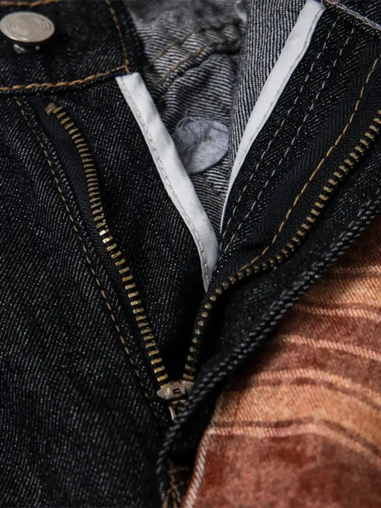 Men's Wide Leg Denim Shorts