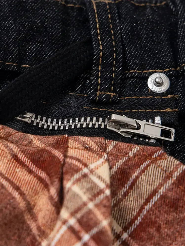 Men's Wide Leg Denim Shorts